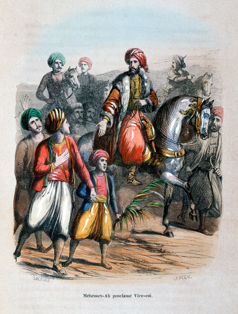 穆罕默德·阿里（Mehmet Ali）被任命为总督，1805年至1847年 作者 让·阿道夫·博斯