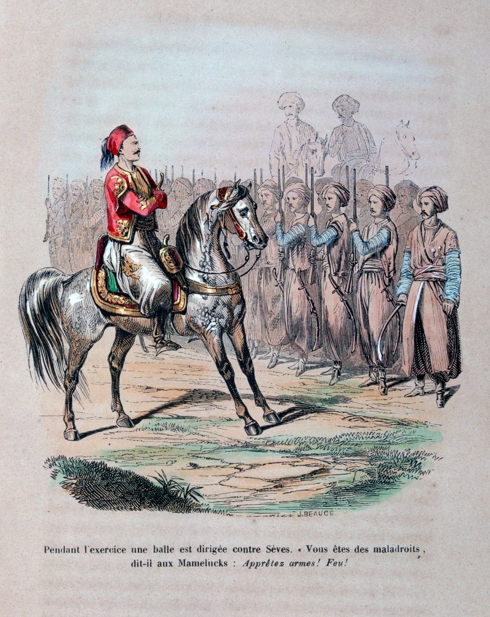 苏莱曼·帕夏（Suleiman Pasha），1847年 作者 让·阿道夫·博斯