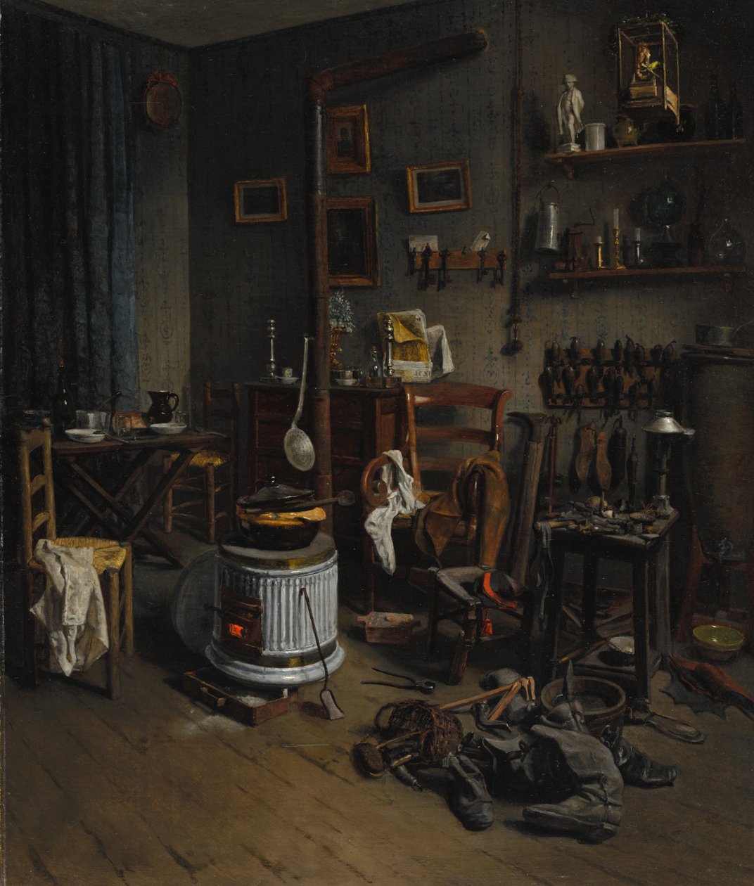 补鞋匠区，1860年代。 作者 让·阿方斯（Jean Alphonse Duplessy）