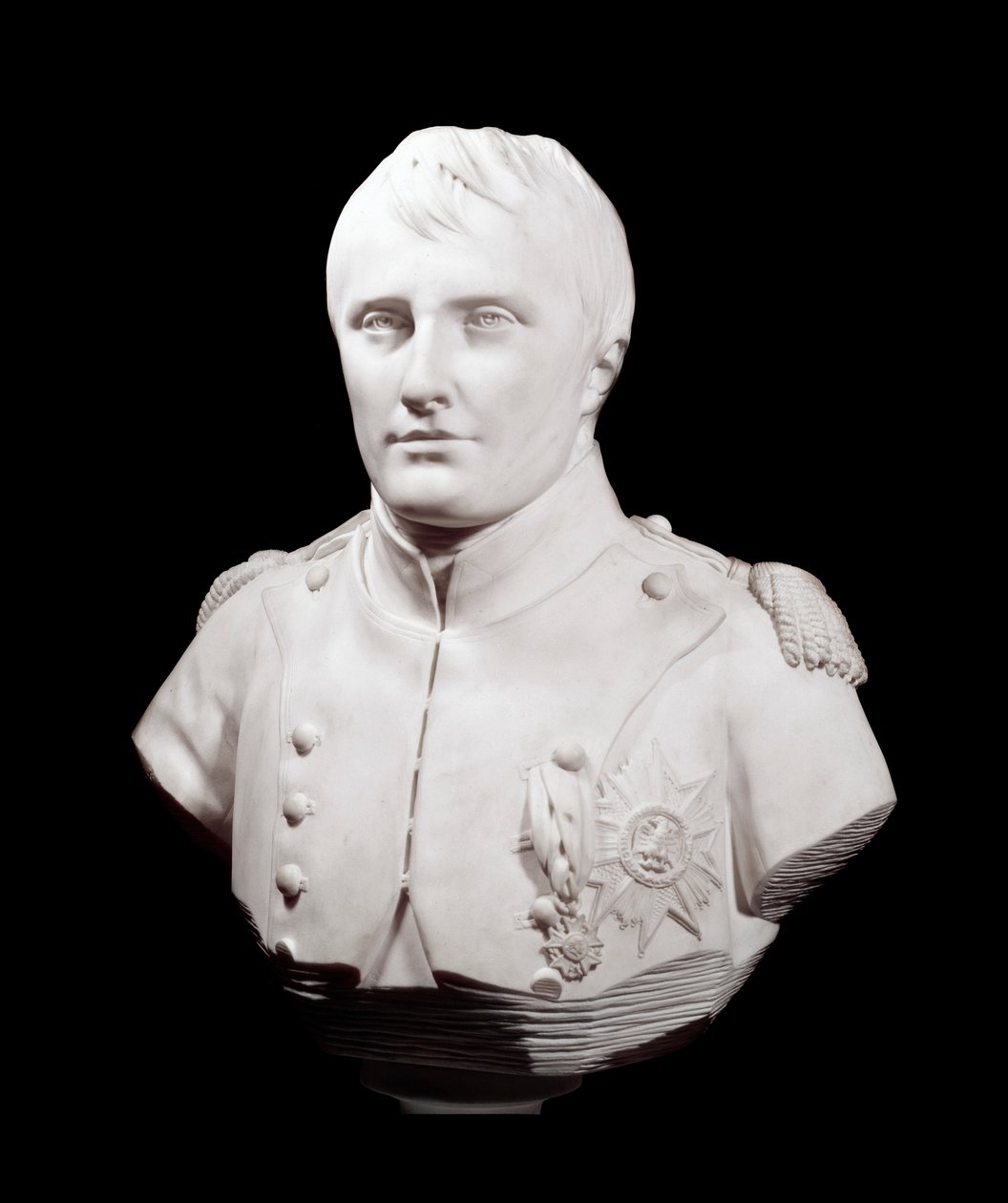 拿破仑一世 (1769-1821) 半身像 让·安托万·胡东 (Jean Antoine Houdon) (1741-1828) 1808 年凡尔赛宫，城堡博物馆 作者 让·安托万·胡顿