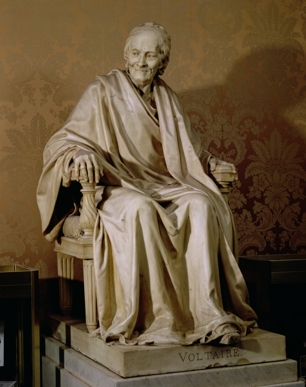 Francois-Marie Arouet伏尔泰（1694-1778）1781（大理石） 作者 让·安托万·胡顿