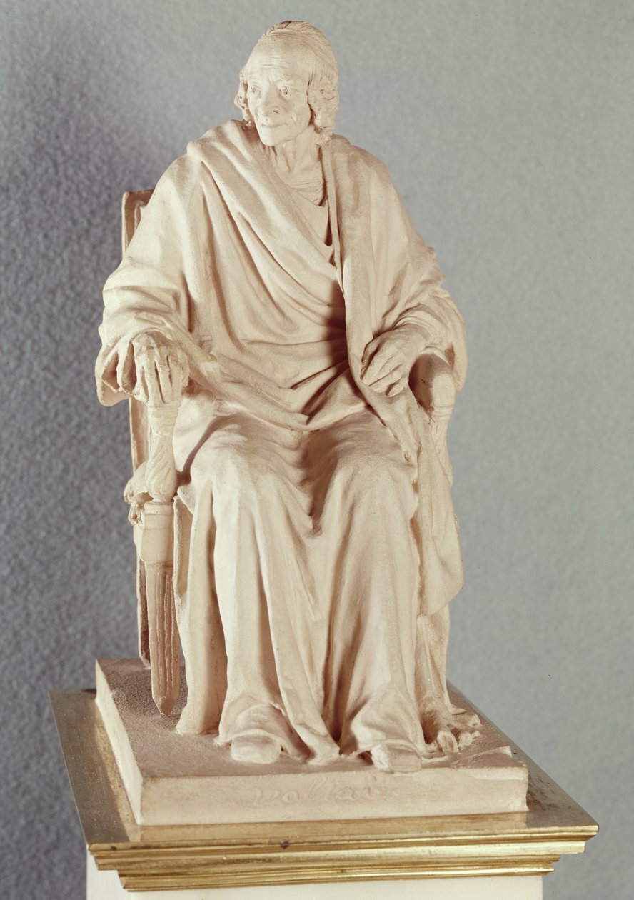 Francois Marie Arouet伏尔泰（1694-1778）1778（大理石） 作者 让·安托万·胡顿