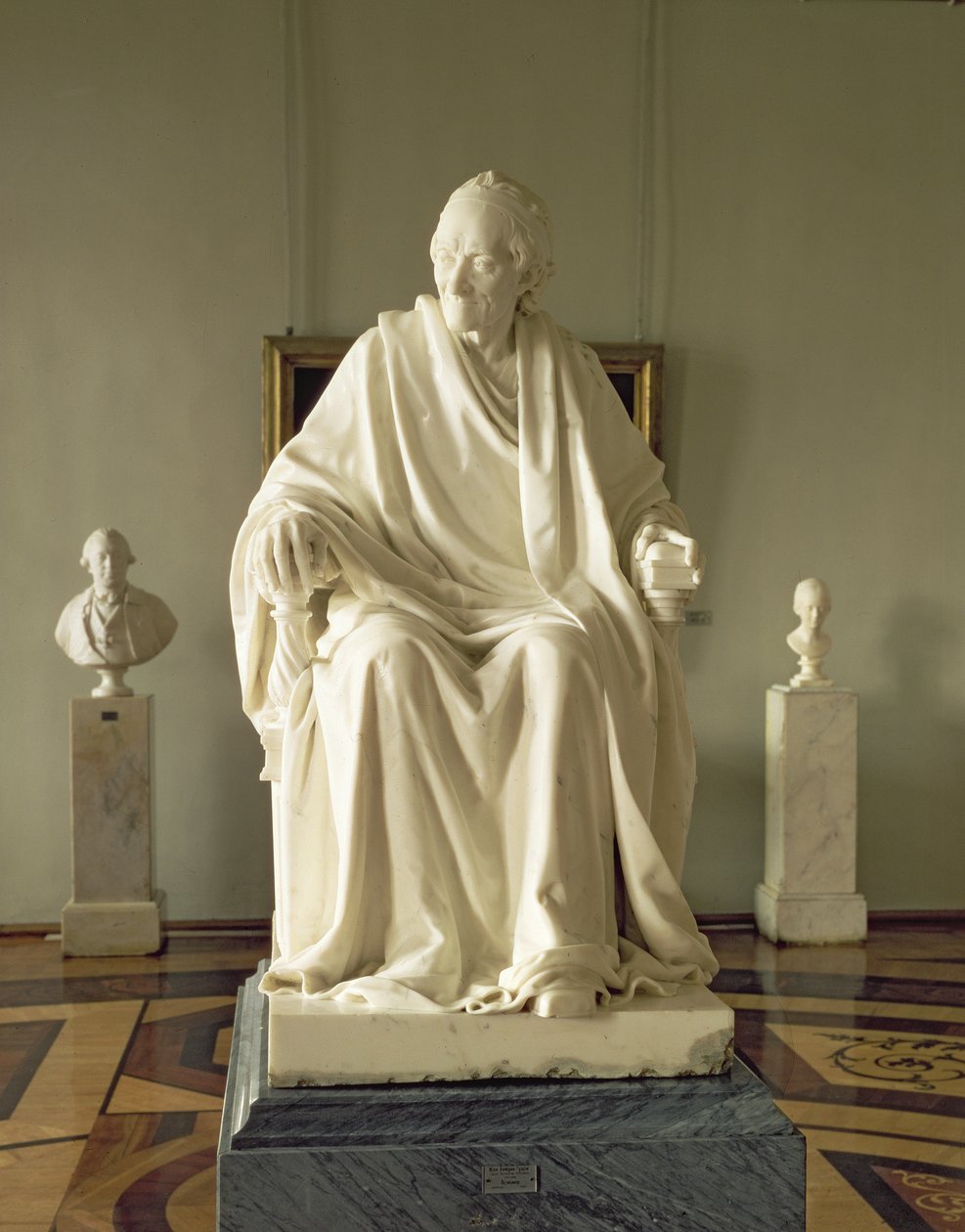 Francois Marie Arouet伏尔泰（1694-1778）1781（大理石） 作者 让·安托万·胡顿