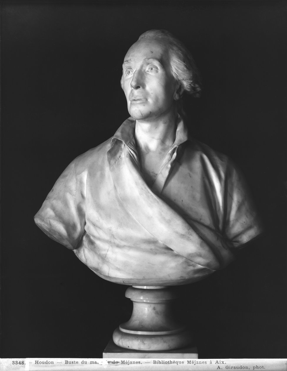 Jean-Baptiste de Piquet（1729-86）Marquis of Mejanes（1729-86）1786（大理石） 作者 让·安托万·胡顿