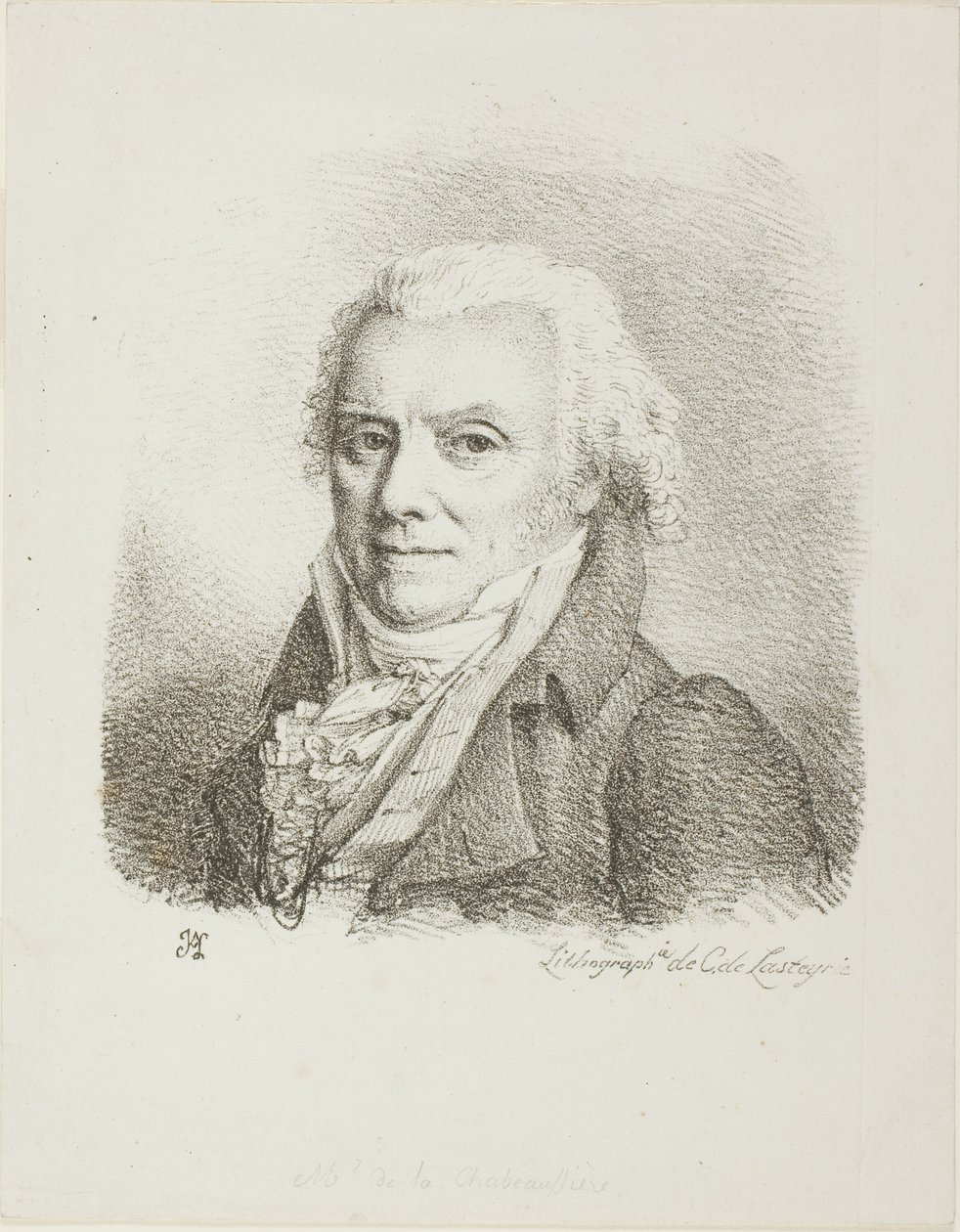 身着深色布衣的自画像 作者 让·安托万·洛朗（Jean Antoine Laurent）