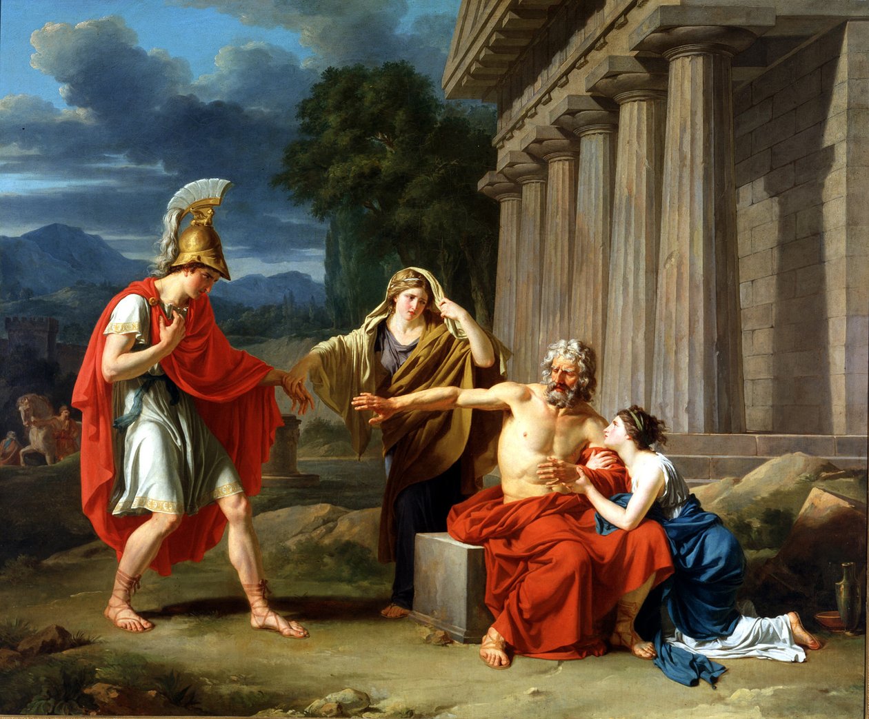俄狄浦斯在科隆纳斯 作者 让·安托万·塞奥多·吉罗斯（Jean-Antoine-ThéodoreGiroust）