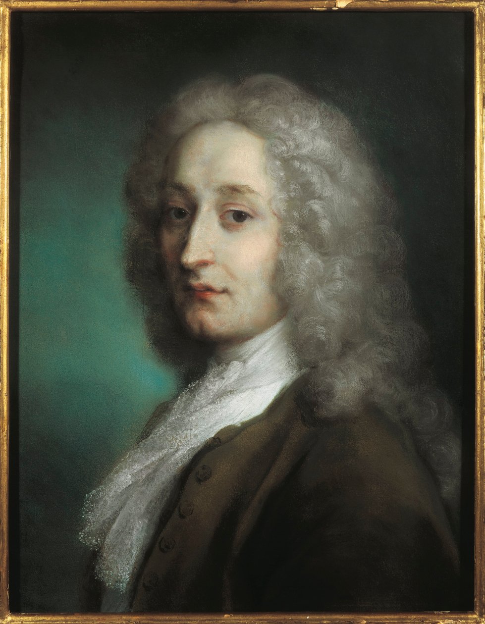 意大利，特雷维索，Jean-Antoine Watteau 的肖像 作者 让·安托万·沃托