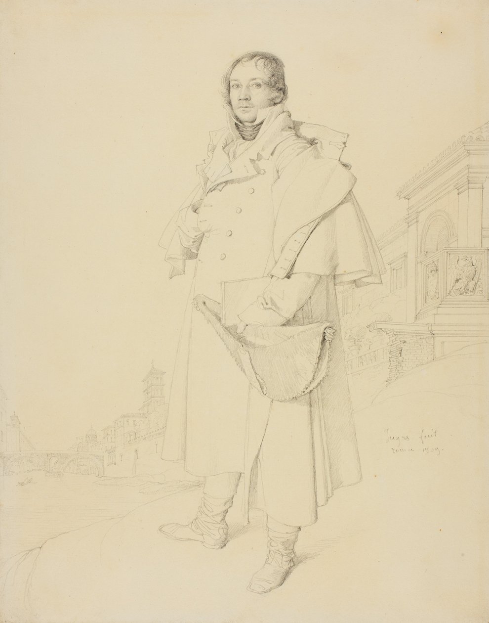 土木工程师CharlesFrançoisMallet，1809年 作者 让·奥古斯特·多米尼克·英格里斯