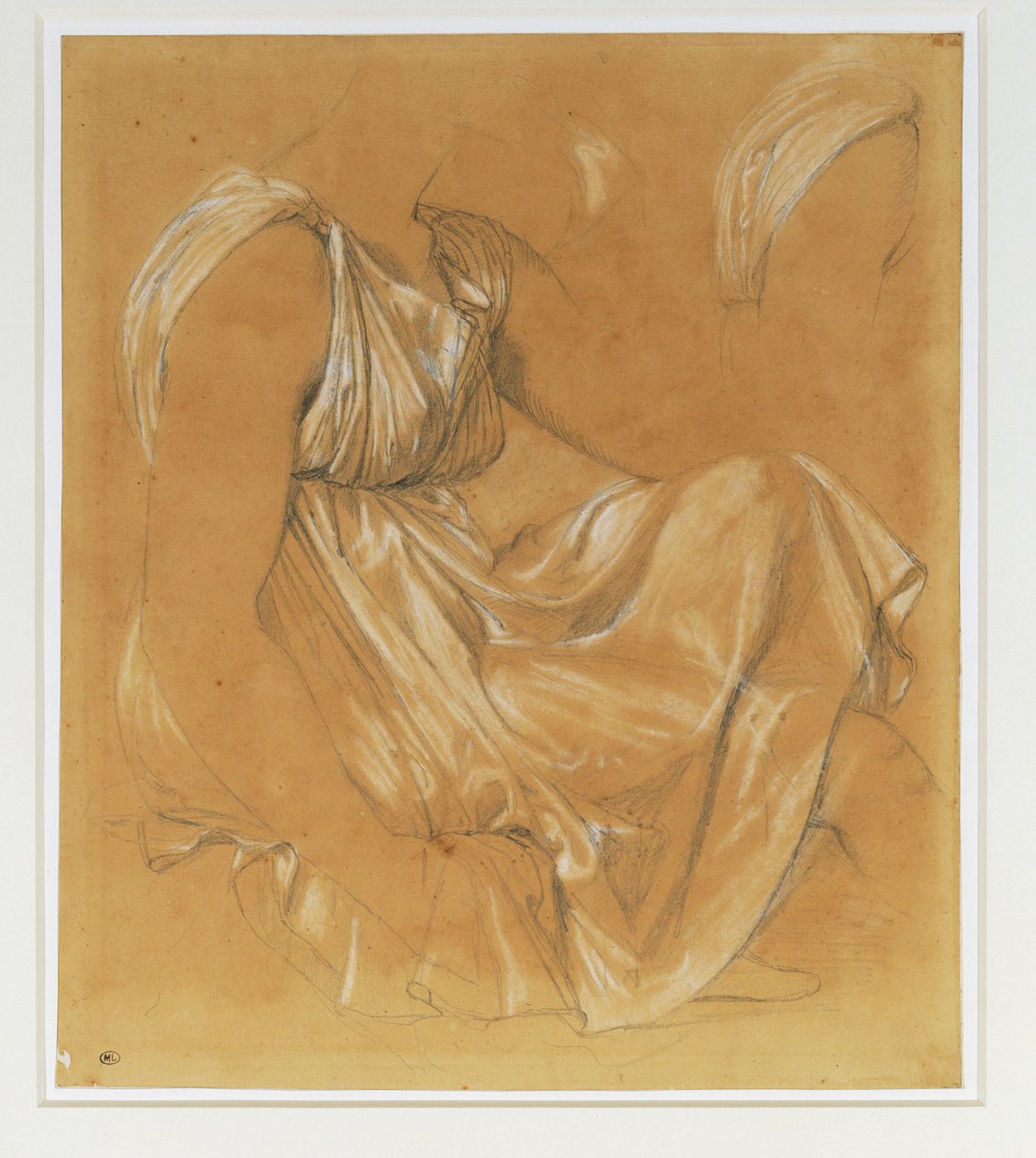 Etude de draperie d