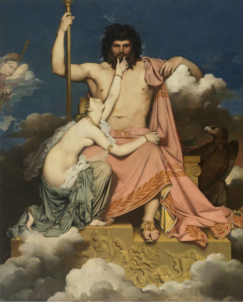 Jupiter and Thetis, 1811. 作者 让·奥古斯特·多米尼克·英格里斯