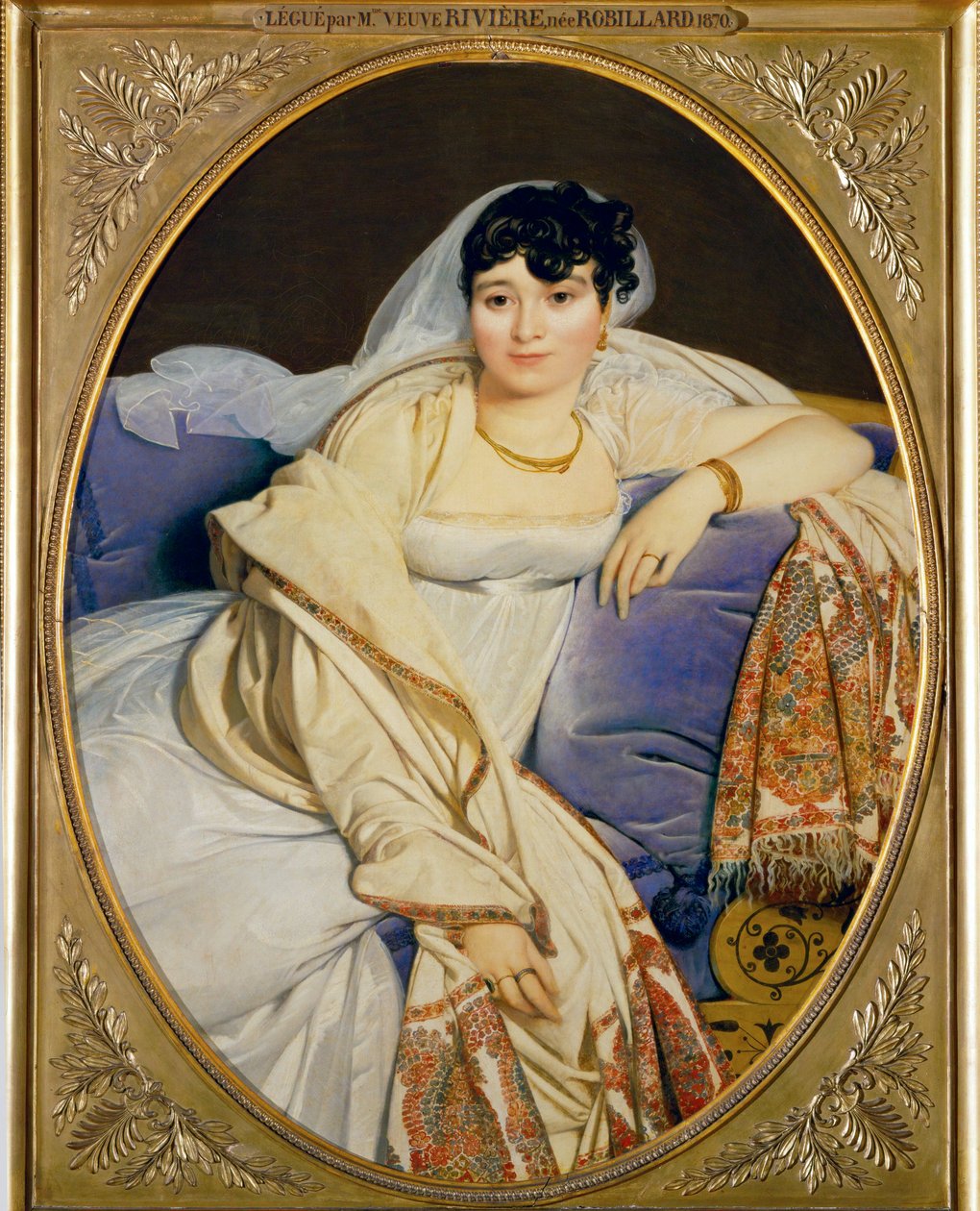 Mme.Riviere, nee Marie Francoise Jacquette Bibiane Blot ... 作者 让·奥古斯特·多米尼克·英格里斯