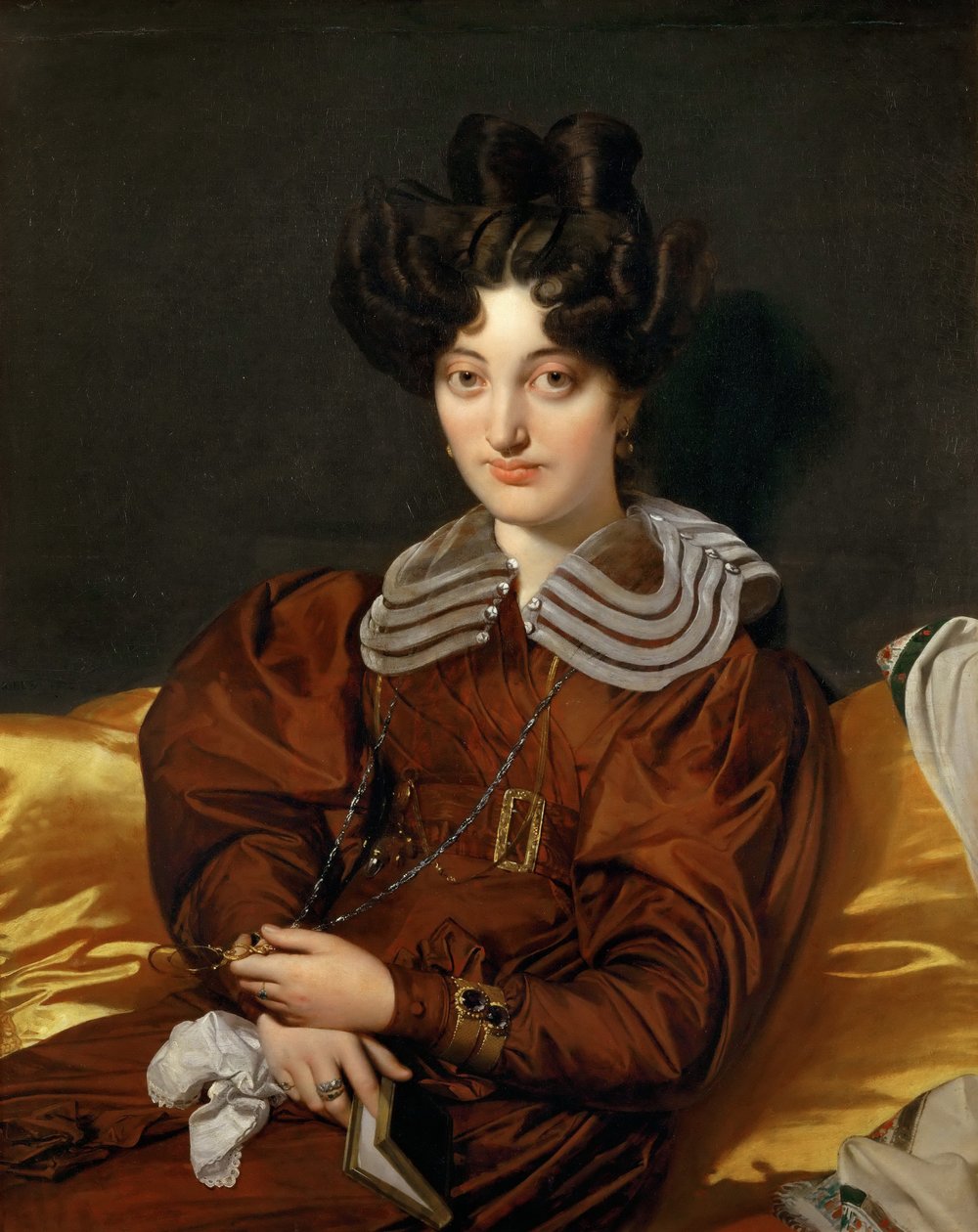 Marcotte de Sainte-Marie夫人的画像 作者 让·奥古斯特·多米尼克·英格里斯