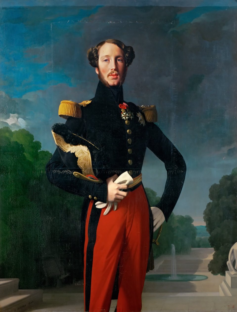 奥尔良公爵费迪南德·菲利普亲王1810-1842 作者 让·奥古斯特·多米尼克·英格里斯