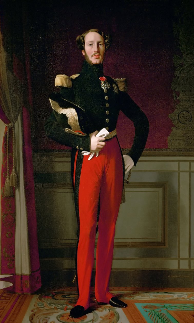 奥尔良公爵费迪南德·菲利普亲王1810-1842 作者 让·奥古斯特·多米尼克·英格里斯