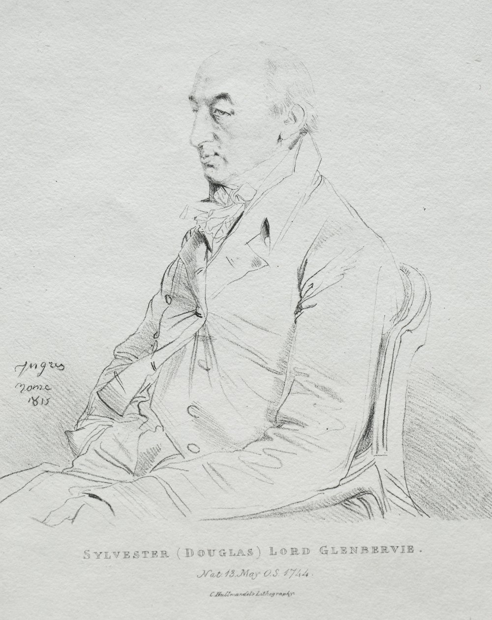 西尔维斯特·格兰伯维勋爵，1815年。 作者 让·奥古斯特·多米尼克·英格里斯