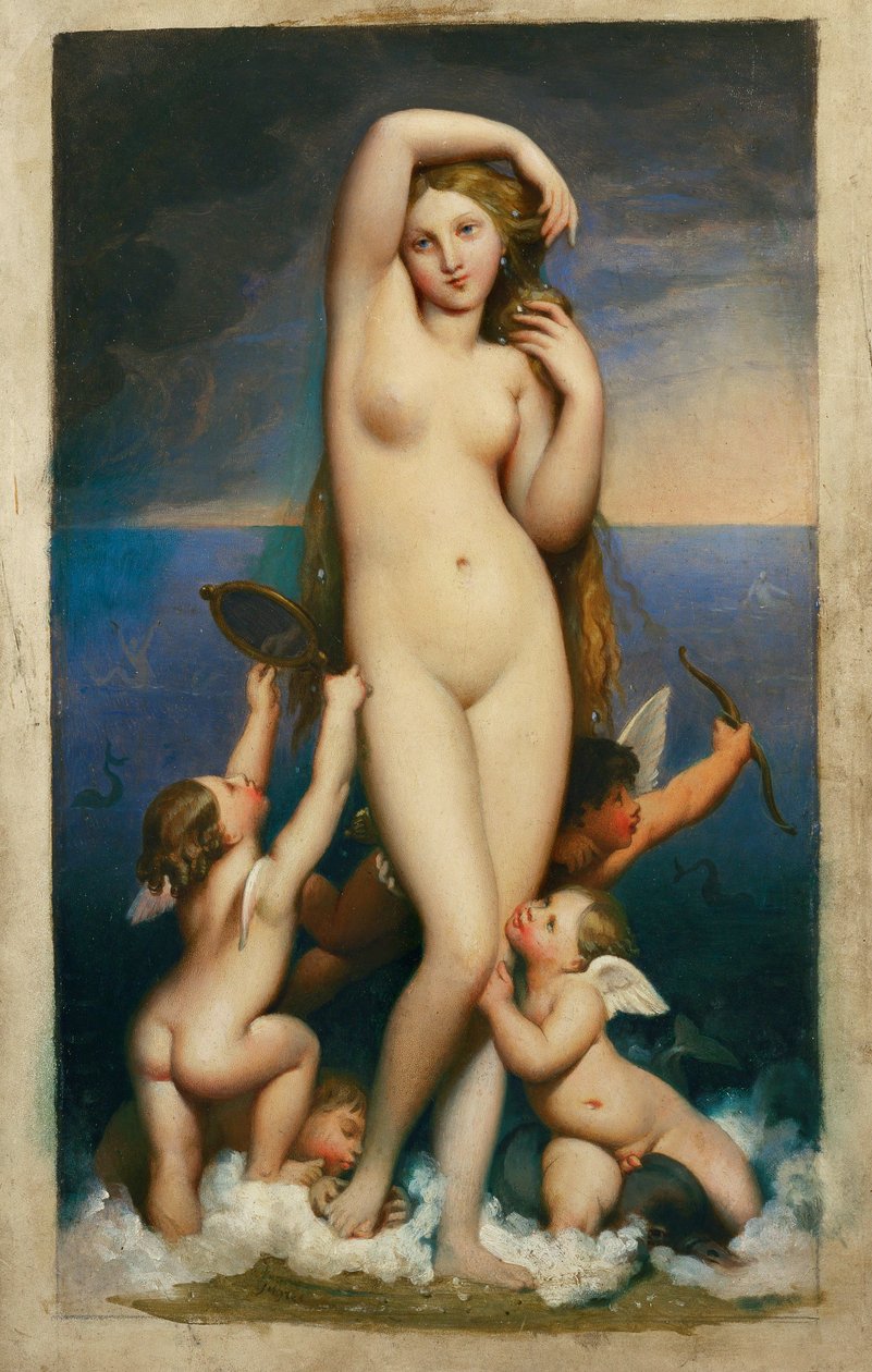 Venus Anadyomene ... 作者 让·奥古斯特·多米尼克·英格里斯