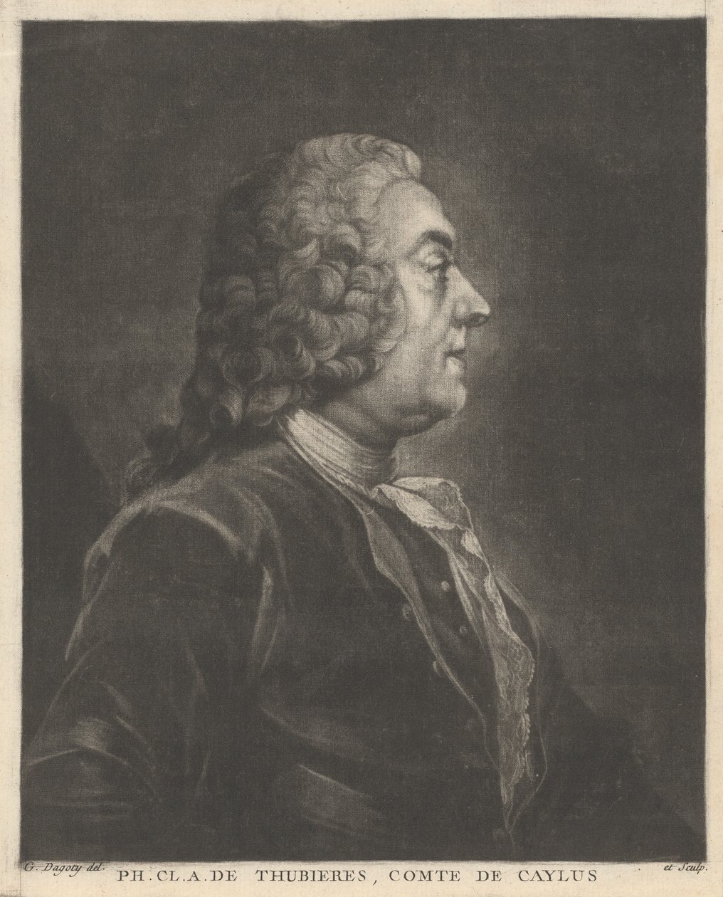 卡卢斯伯爵Cl.A. de Thubières博士 作者 让·巴蒂斯特（Jean Baptiste）安德烈·高铁（AndréGautier）Dagoty
