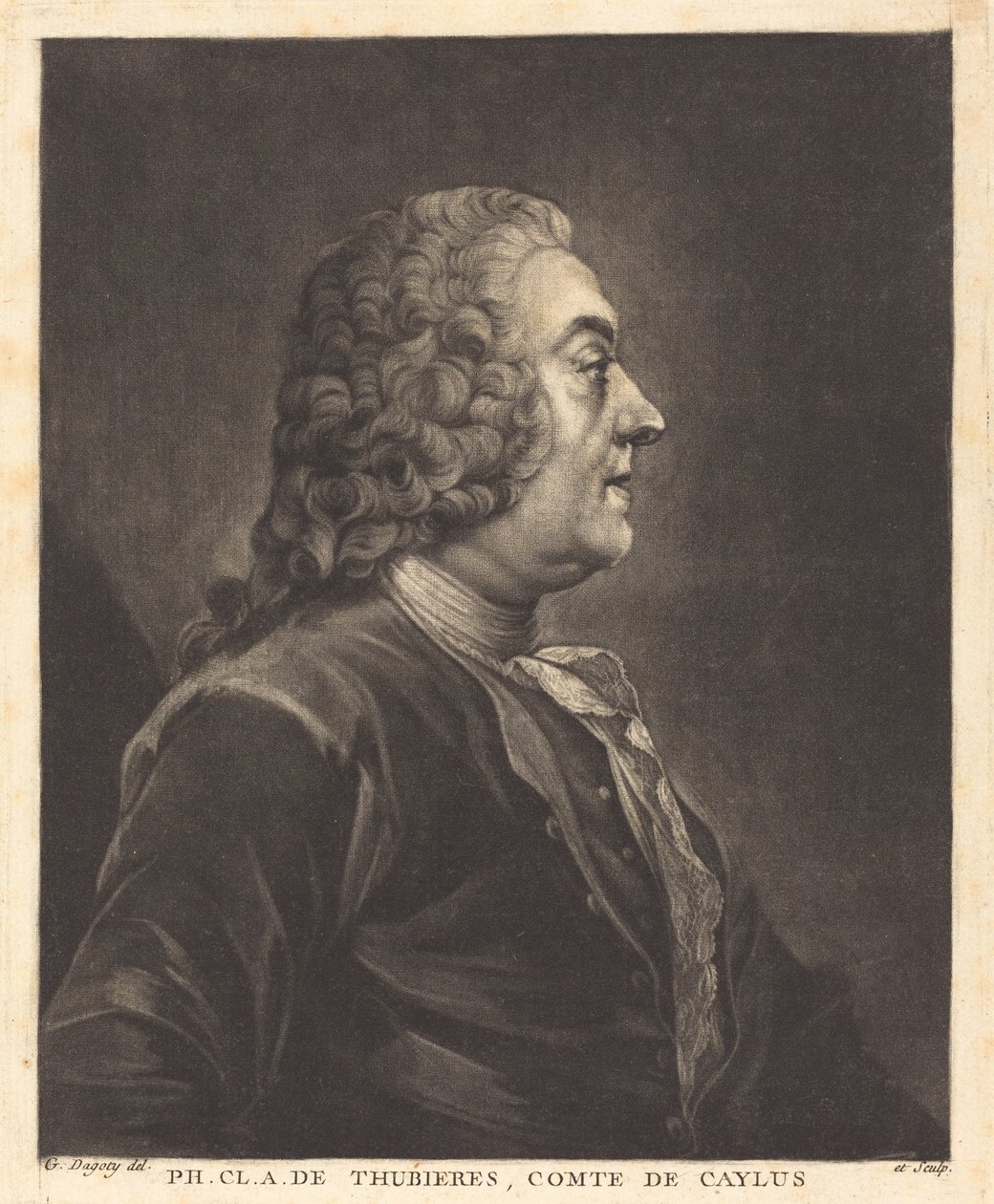 卡卢斯伯爵Cl.A. de Thubières博士 作者 让·巴蒂斯特（Jean Baptiste）安德烈·高铁（AndréGautier）Dagoty