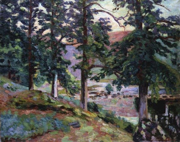 La Creuse, Limousin, 约1910年（布面油画） 作者 让·巴蒂斯特·阿曼德·纪尧姆