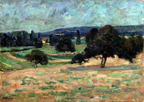 法兰西岛的风景，约1895年（布面油画 作者 让·巴蒂斯特·阿曼德·纪尧姆