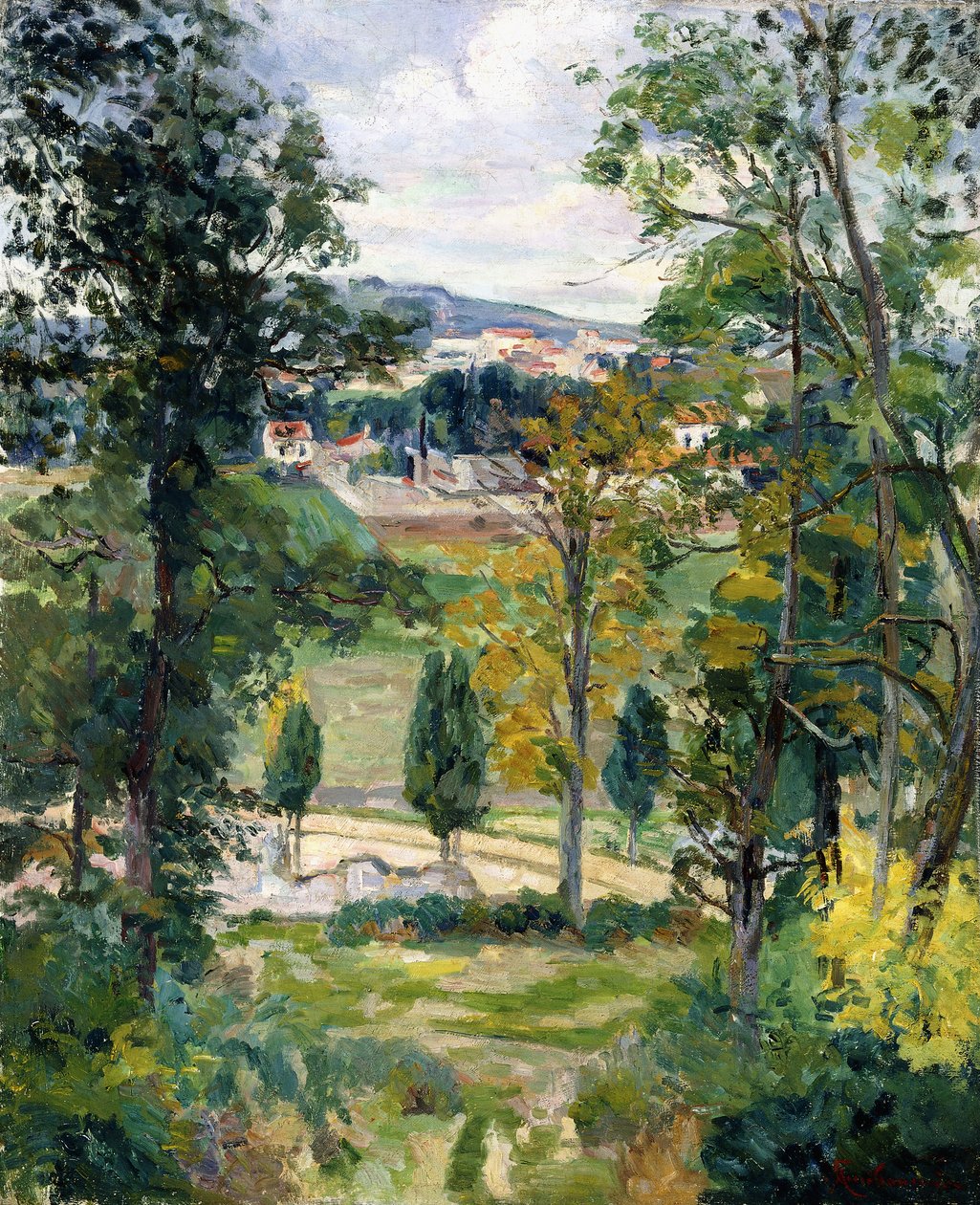 法兰西岛风景，1879年左右 作者 让·巴蒂斯特·阿曼德·纪尧姆