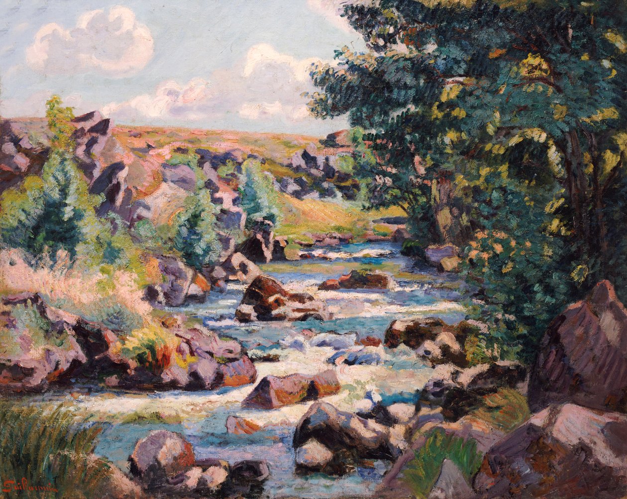 蓬吉鲍德乡村，1893年 作者 让·巴蒂斯特·阿曼德·纪尧姆