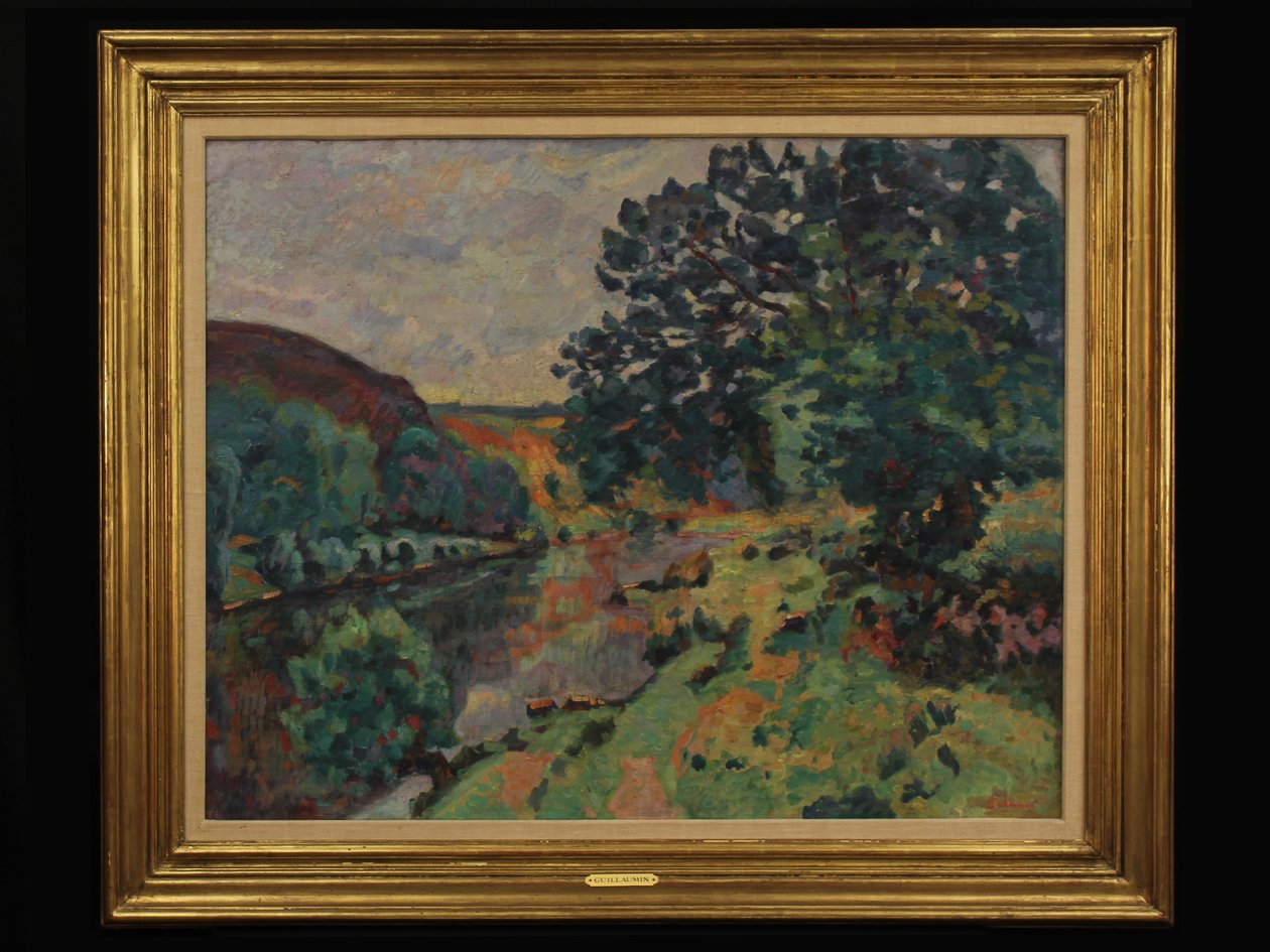 河景观，c.1910 作者 让·巴蒂斯特·阿曼德·纪尧姆
