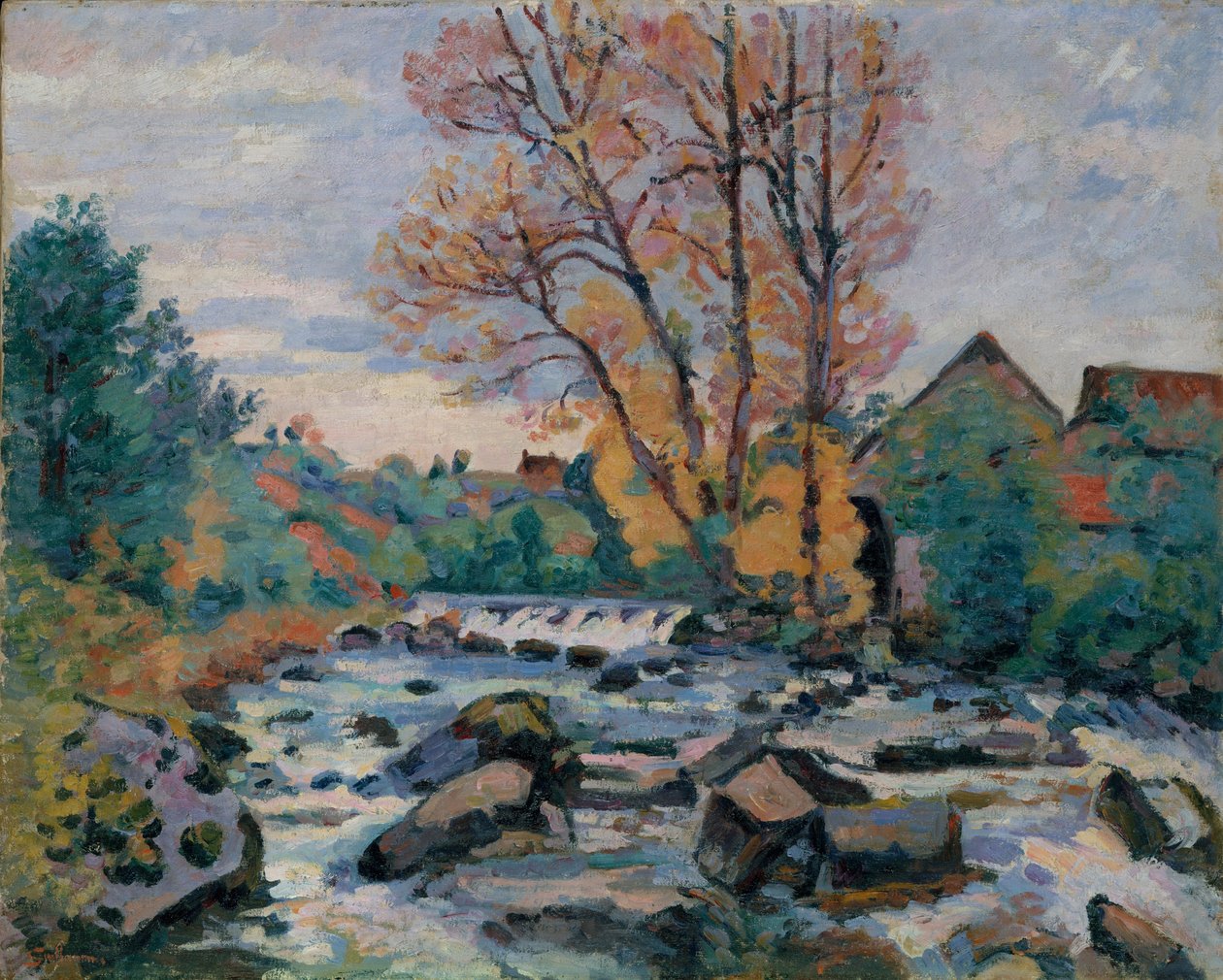 Bouchardon Mill，Crozant，c.1898 作者 让·巴蒂斯特·阿曼德·纪尧姆