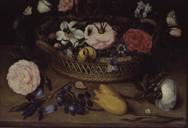 花篮 作者 让·巴蒂斯特（Jean Baptiste Bosschaert）