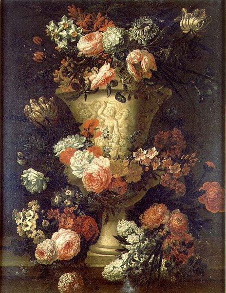 郁金香、牡丹和其他花卉 作者 让·巴蒂斯特（Jean Baptiste Bosschaert）