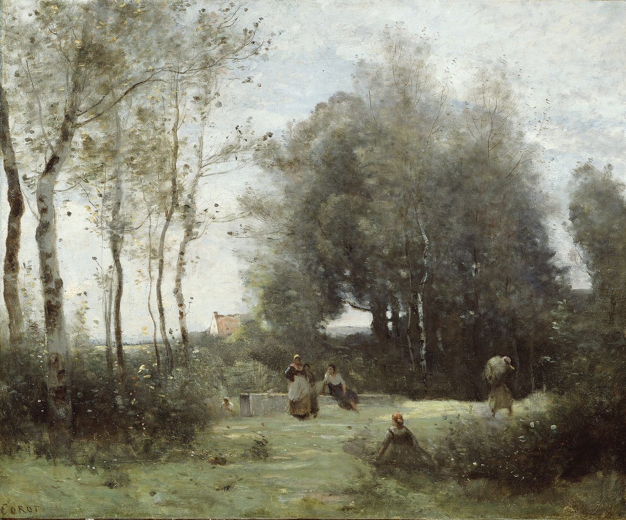 Arleux-Palluel，Trysts桥，1871年？72 作者 让·巴蒂斯特·卡米尔·科罗