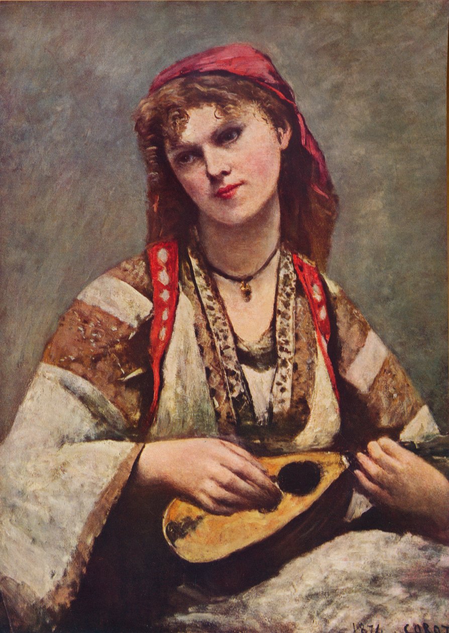 克里斯汀·尼尔森（Christine Nilsson），1874年，1935年 作者 让·巴蒂斯特·卡米尔·科罗