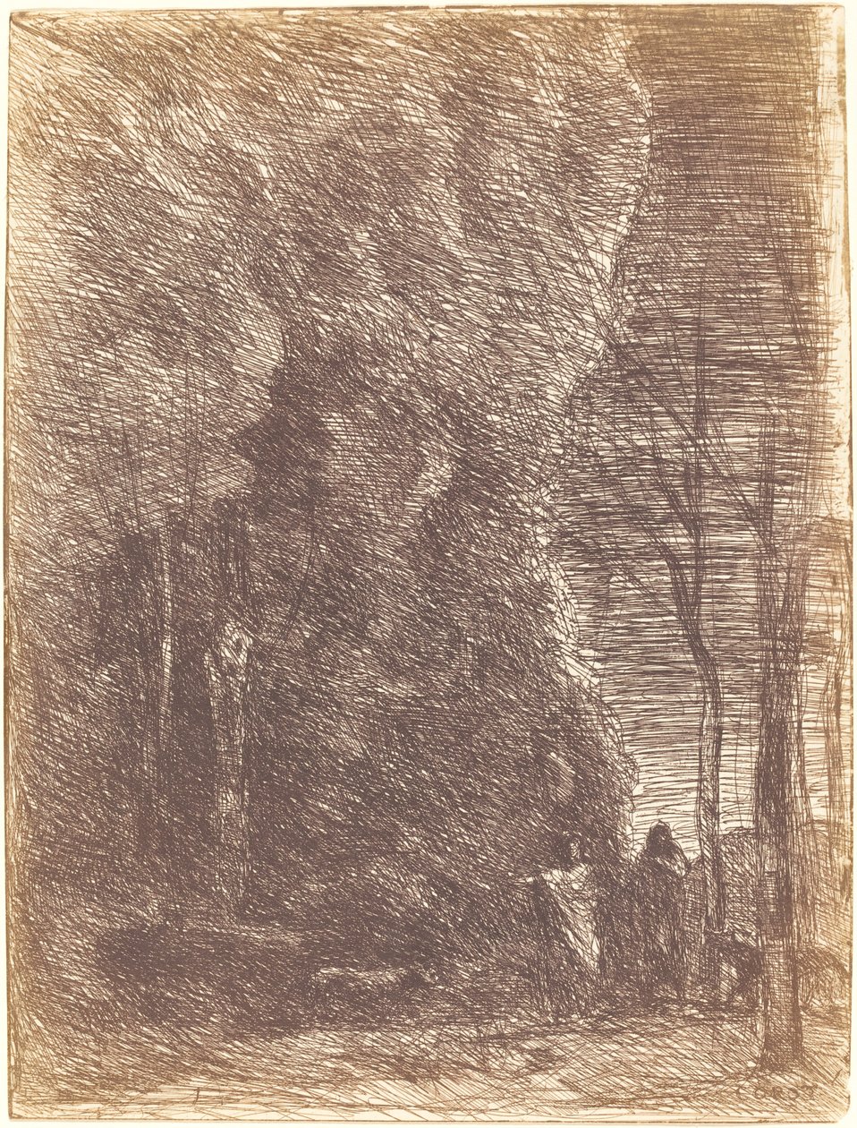 但丁与维吉尔（Dante et Virgile） 作者 让·巴蒂斯特·卡米尔·科罗
