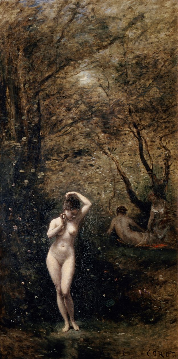 戴安娜·巴斯（Diana Bathing），1873-1874年。 作者 让·巴蒂斯特·卡米尔·科罗