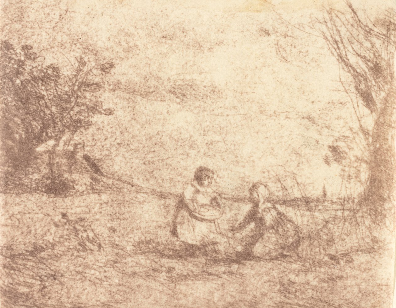 农场儿童 Les Enfants de la ferme, 1853. 作者 让·巴蒂斯特·卡米尔·科罗