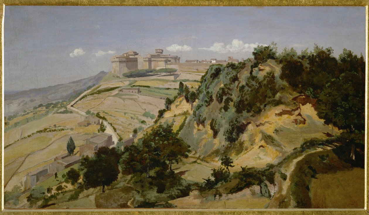 沃尔特拉城堡 - Volterra citadelle ... 作者 让·巴蒂斯特·卡米尔·科罗