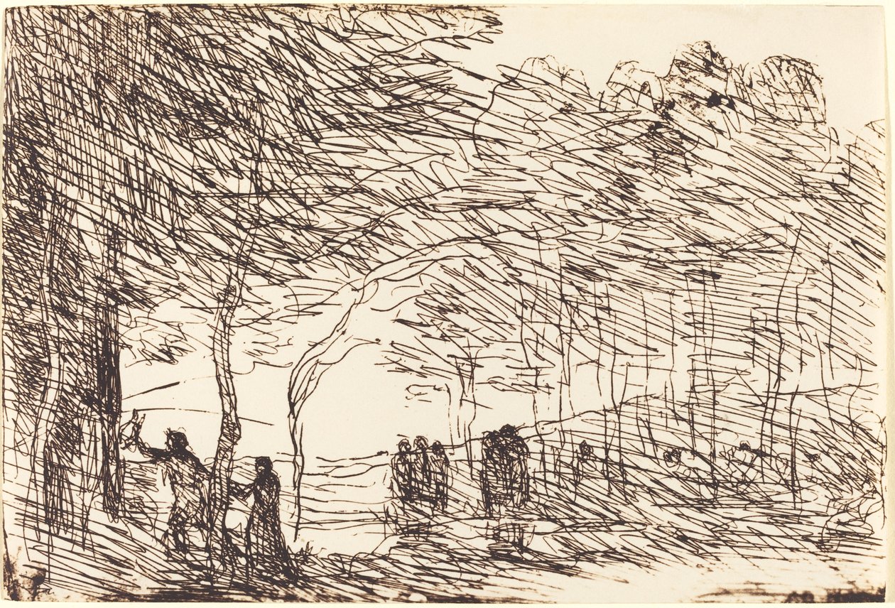 Orpheus Leading Eurydice Orphee entrainant Eurydice, 1860. 作者 让·巴蒂斯特·卡米尔·科罗
