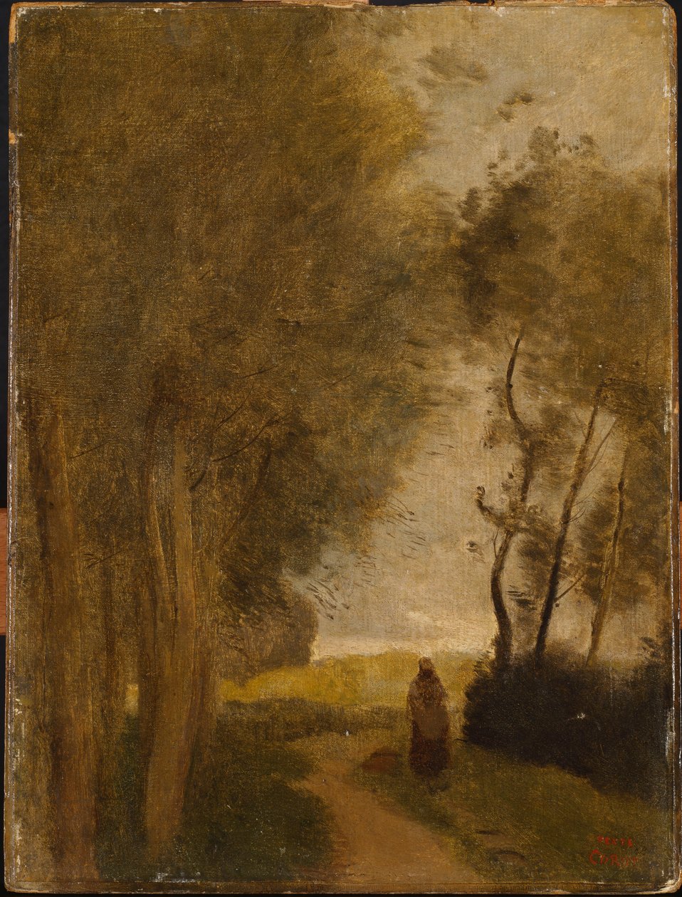 Lisiere de Bois大道，约1860-65年 作者 让·巴蒂斯特·卡米尔·科罗