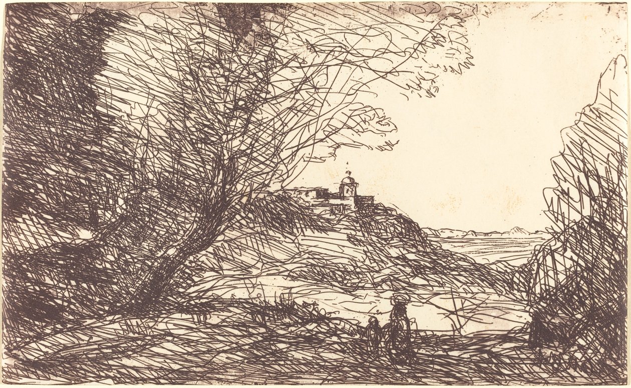 摩纳哥周边地区纪念品(Souvenir des environs de Monaco) 作者 让·巴蒂斯特·卡米尔·科罗
