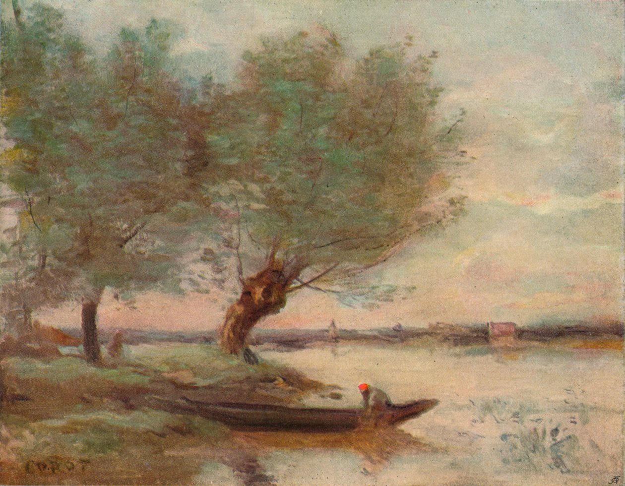 船夫，1806-1875，1906-7。 作者 让·巴蒂斯特·卡米尔·科罗