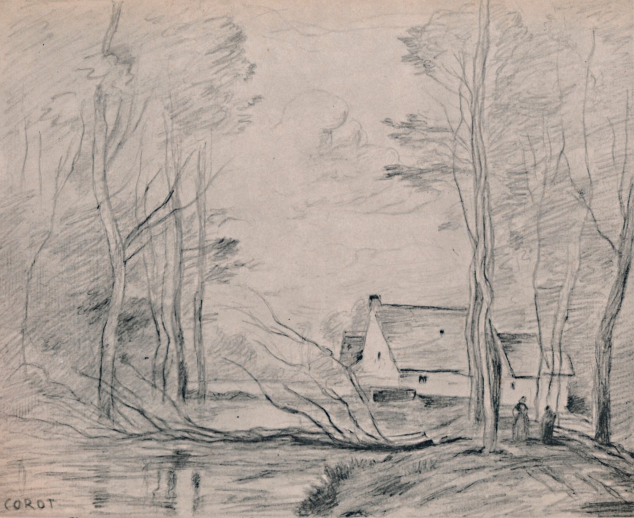 康西磨坊（1871-1872年），1946年 作者 让·巴蒂斯特·卡米尔·科罗
