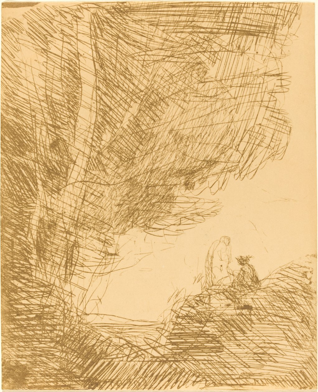 诗人和他的缪斯(Le Poete et la muse) 作者 让·巴蒂斯特·卡米尔·科罗