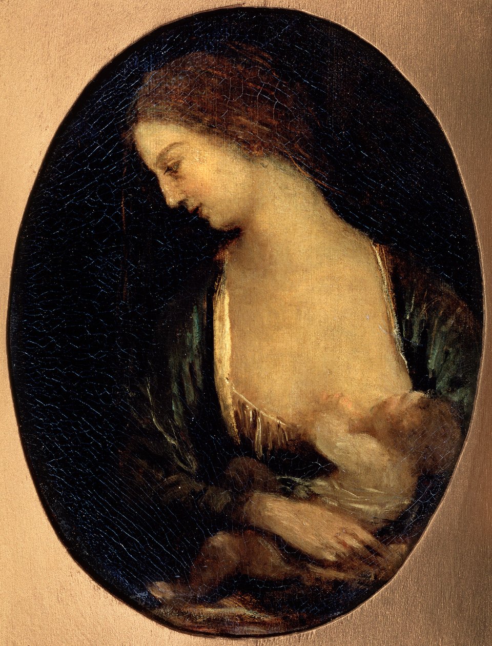 Verneuil圣母（1850-1860）。 作者 让·巴蒂斯特·卡米尔·科罗