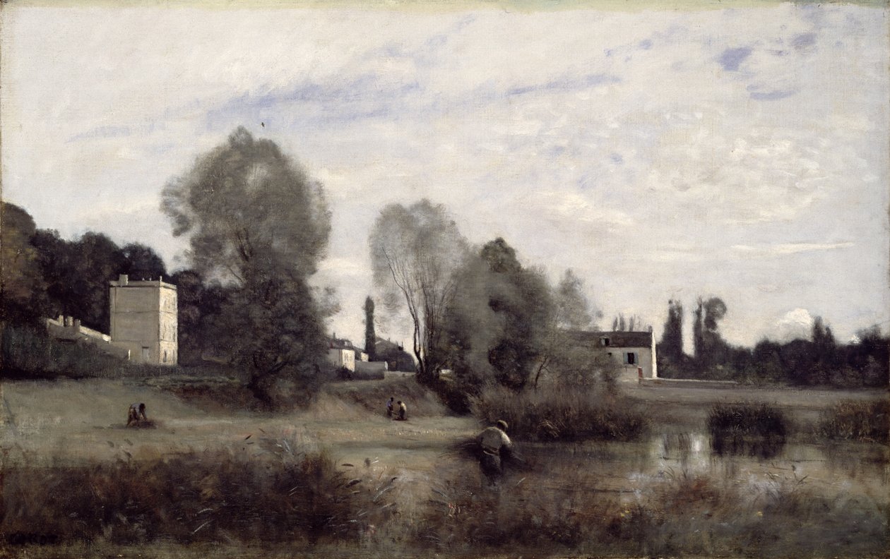 Ville dAvray，1865年 作者 让·巴蒂斯特·卡米尔·科罗