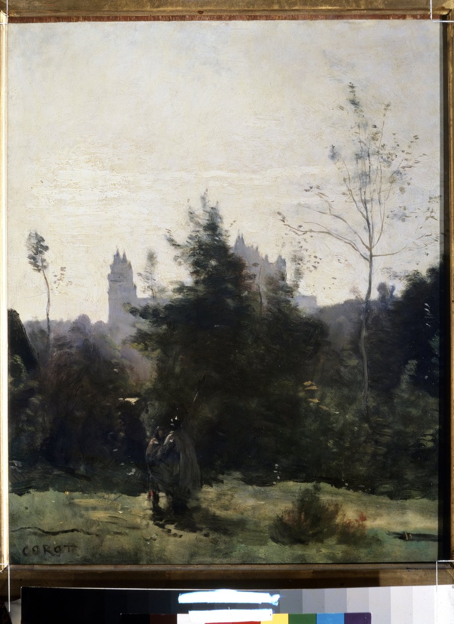 "卡米耶-柯罗（Camille Corot，1796-1875 年）约 1860 年的画作，莫斯科普希金博物馆。 作者 让·巴蒂斯特·卡米尔·科罗