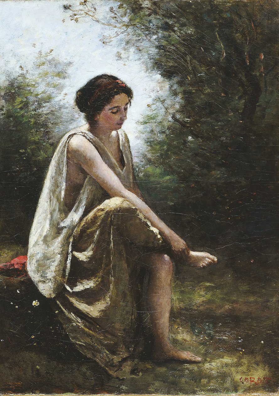受伤的尤里迪斯（1868-70） 作者 让·巴蒂斯特·卡米尔·科罗