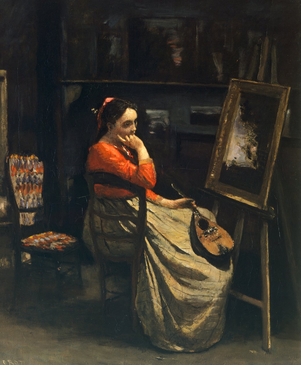 让·巴蒂斯特·卡米尔·柯罗 (Jean-Baptiste Camille Corot) (1796-1875) 作者 让·巴蒂斯特·卡米尔·科罗