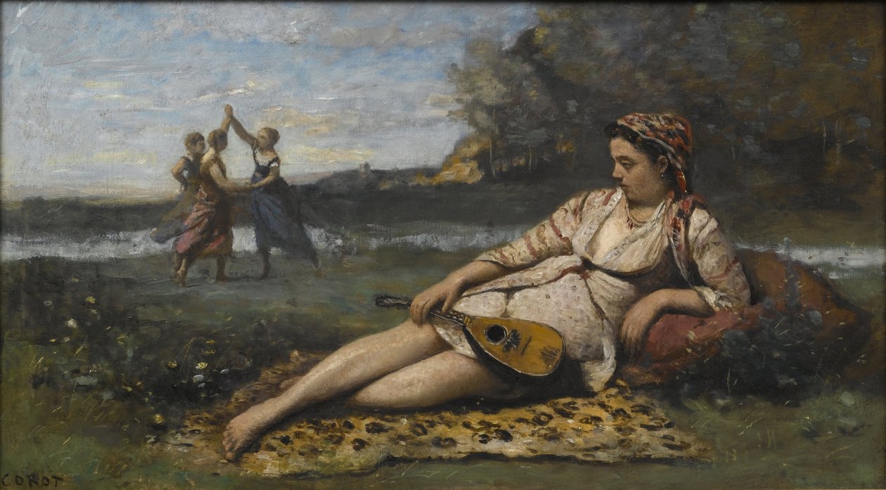 斯巴达少女（1868-1870） 作者 让·巴蒂斯特·卡米尔·科罗