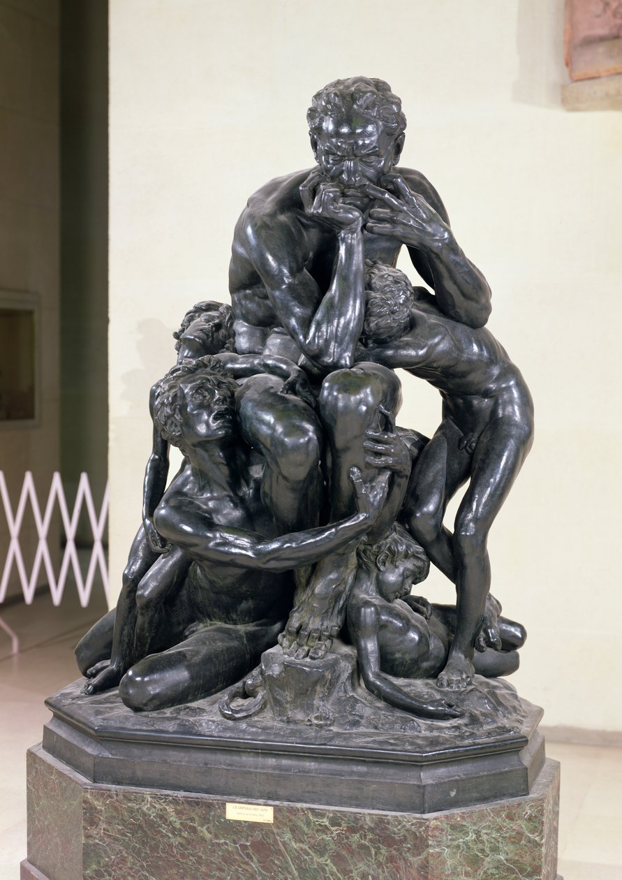 Ugolino和他的儿子，1860年（青铜）（另见197136和347397） 作者 让·巴蒂斯特·卡尔佩
