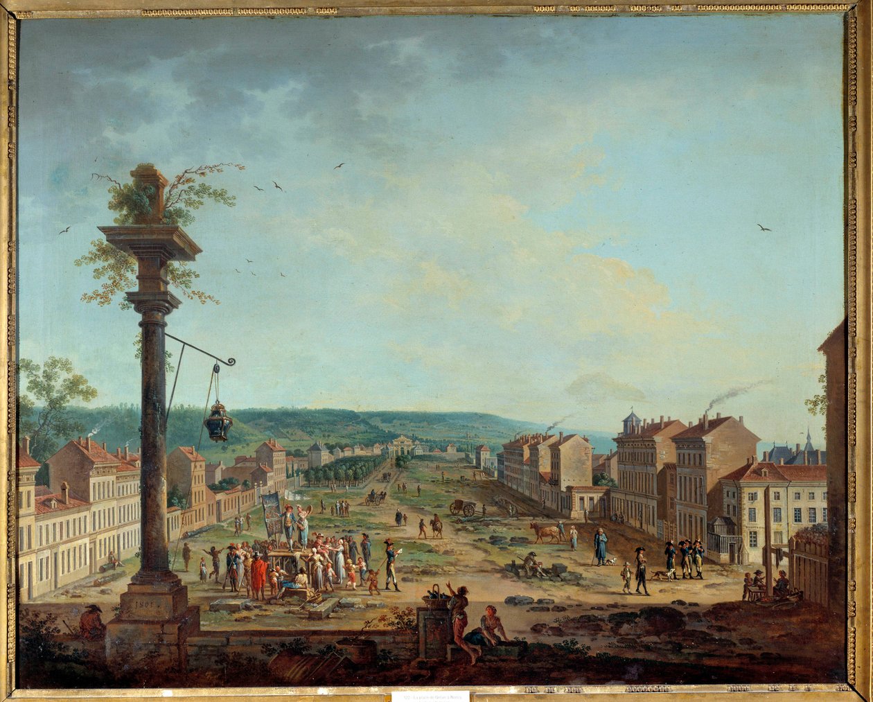 格雷夫在南锡的住处。让-巴蒂斯特-克劳多（1733-1805 年）的画作 作者 让-巴蒂斯特·克劳多